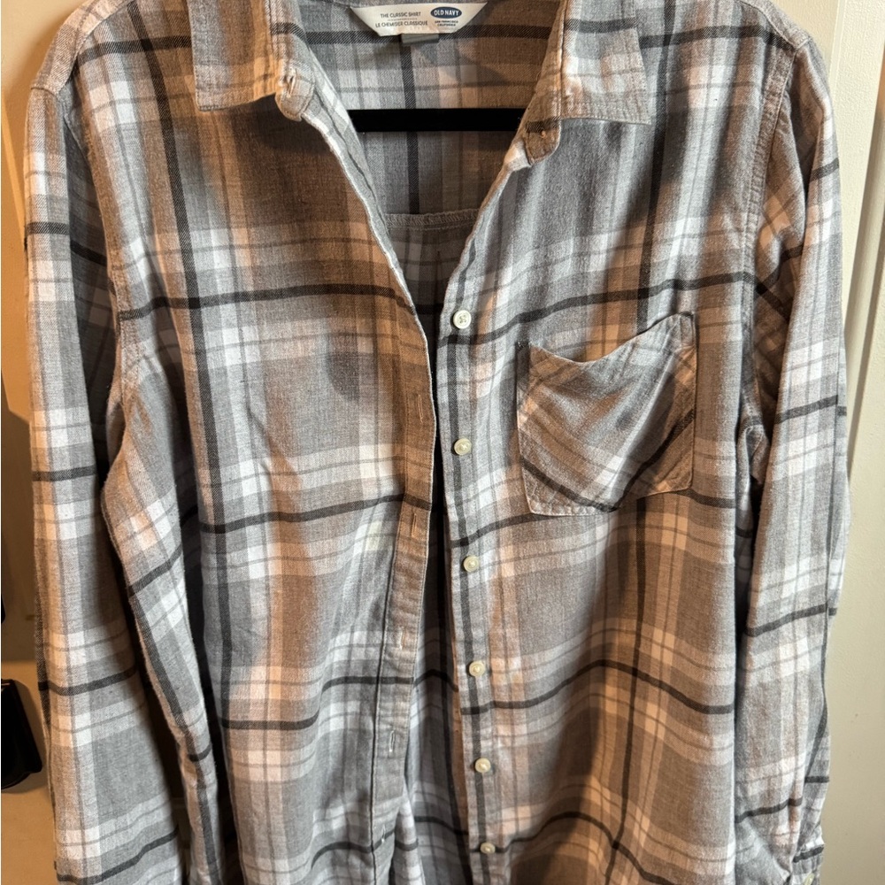 OLD NAVY women's flannel shirt size XL